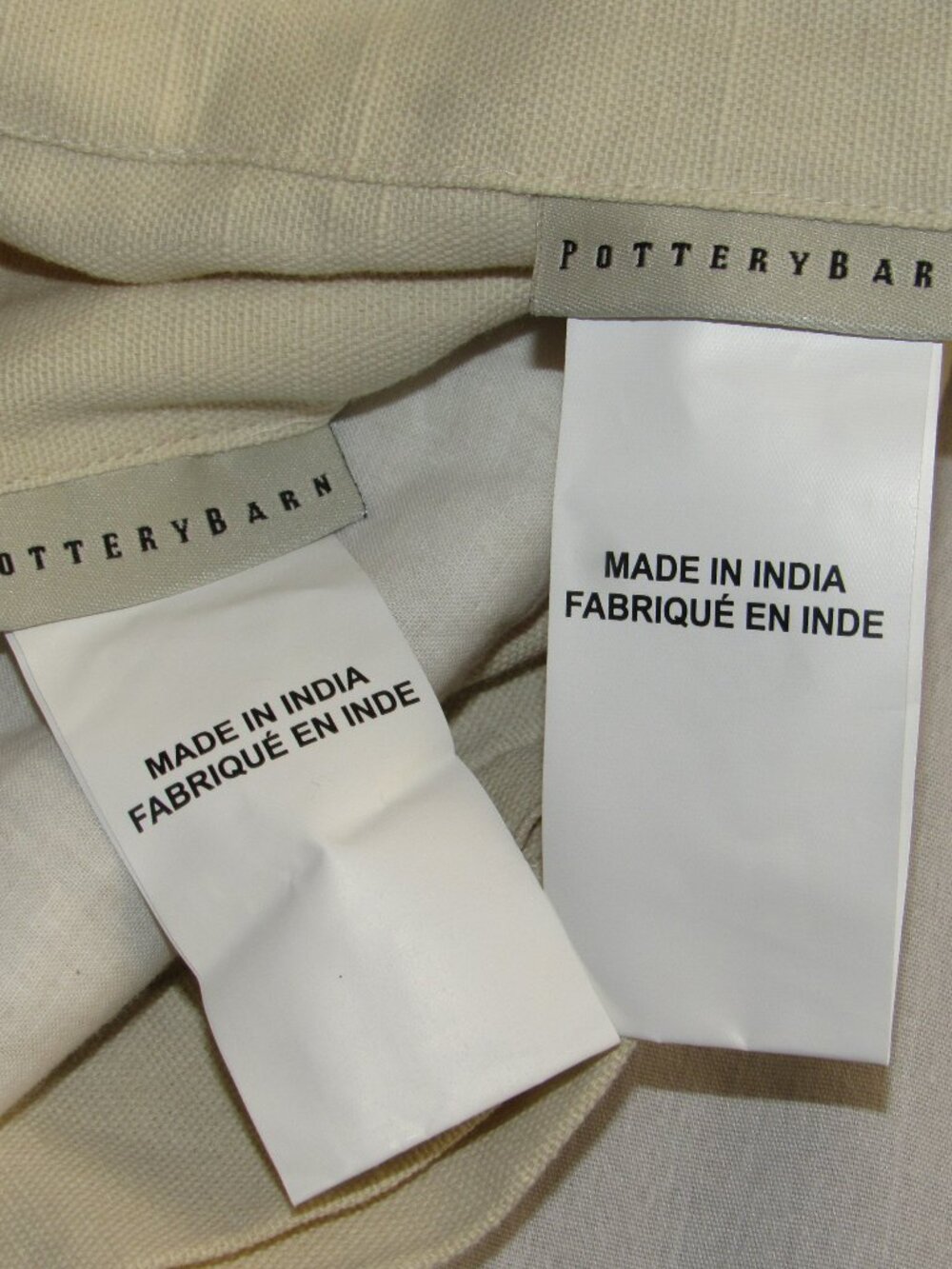 Lot of 2 Pottery Barn Karlie Ikat Boho Embroidered Pillow Cover Shams 24" x 24" - Picture 4 of 5